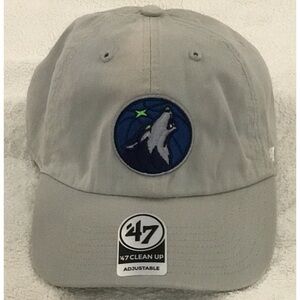 '47 Brand NBA Minnesota Timberwolves Adjustable Tan Cotton Basketball Cap NWOT